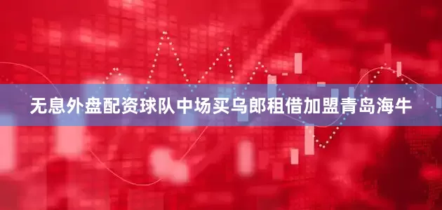 无息外盘配资球队中场买乌郎租借加盟青岛海牛